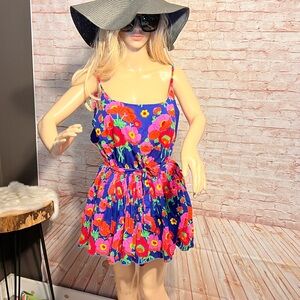 Sandcastle vintage 60's psychedelic swimsuit size 6-8